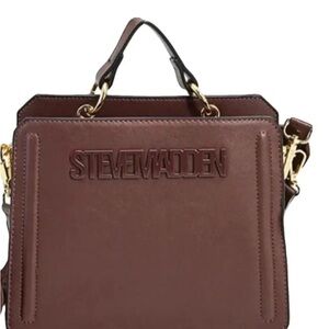 Steve Madden Dark Brown Crossbody Bag